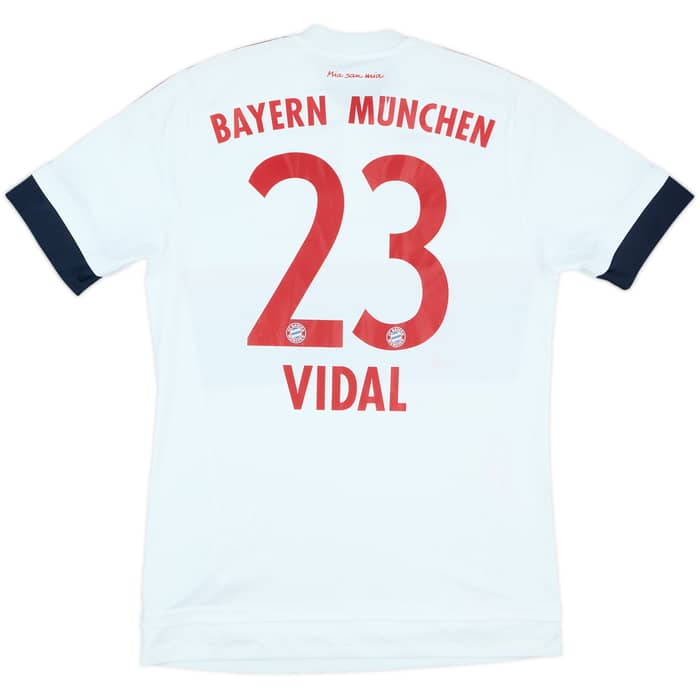 2015-16 Bayern Munich Away Shirt Vidal #23 - 7/10 - (S)