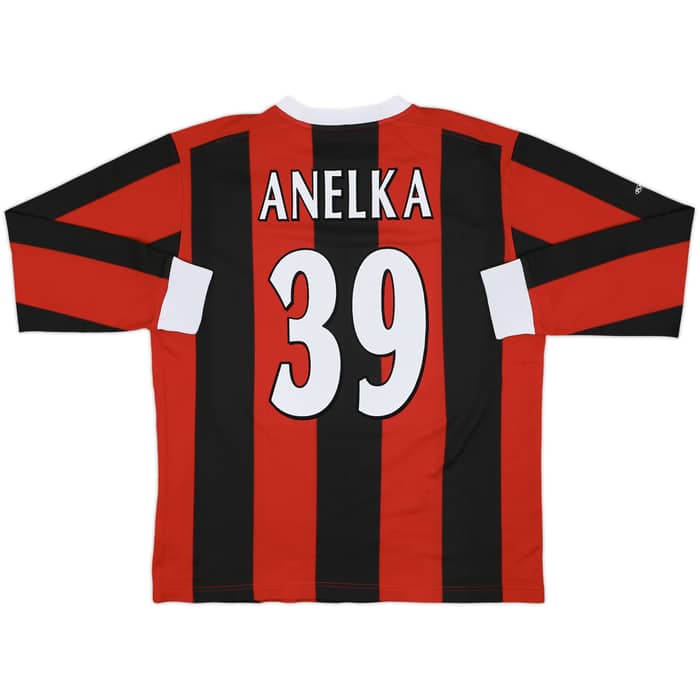 2003-04 Manchester City Away L/S Shirt Anelka #39 - 8/10 - (L)