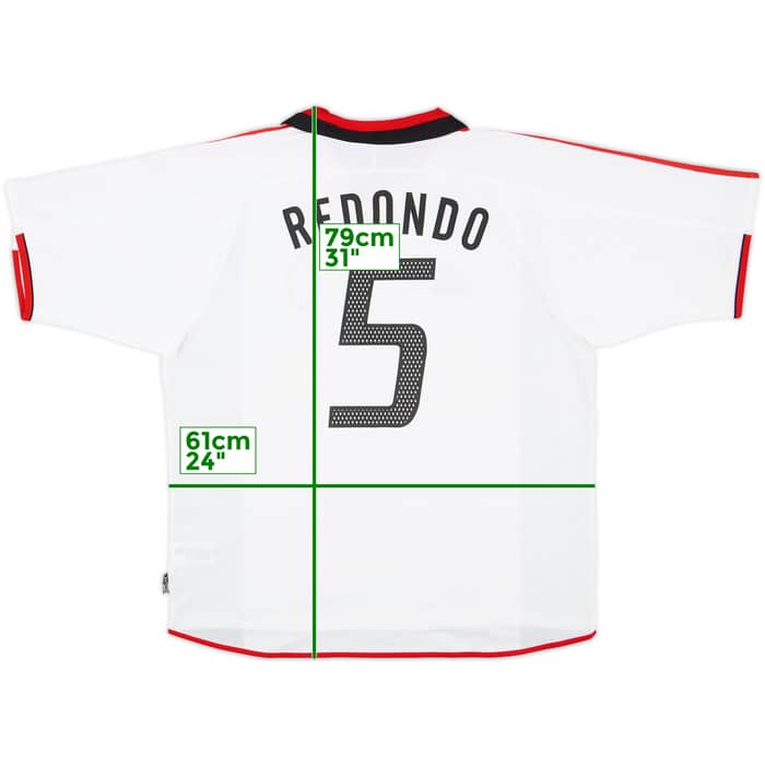 2003-04 AC Milan Away Shirt Redondo #5 - 5/10 - (XL)
