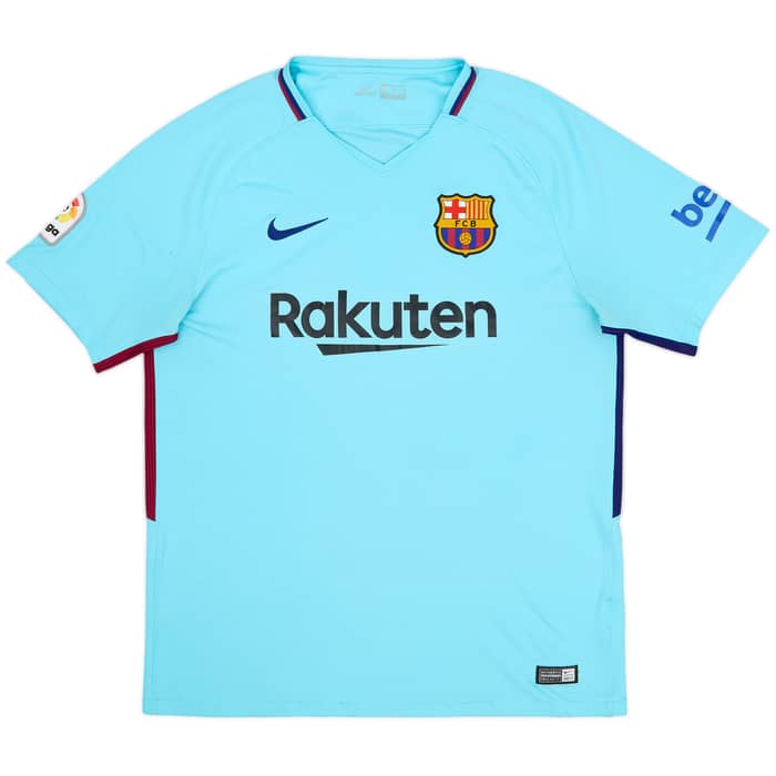 2017-18 Barcelona Away Shirt Suarez #9 - 8/10 - (L)