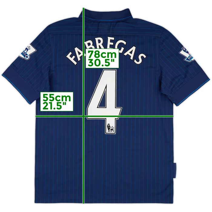 2009-10 Arsenal Away Shirt Fabregas #4 - 4/10 - (L)
