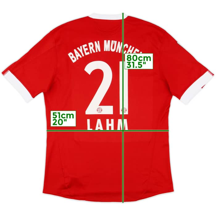 2009-10 Bayern Munich Home Shirt Lahm #21 - 9/10 - (L)