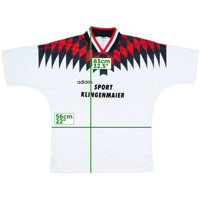 1994-95 adidas Template Shirt #7 - 7/10 - (XL)