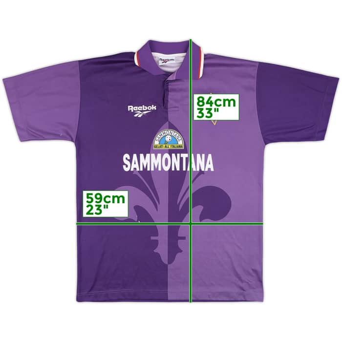 1995-96 Fiorentina Home Shirt - 5/10 - (XL)
