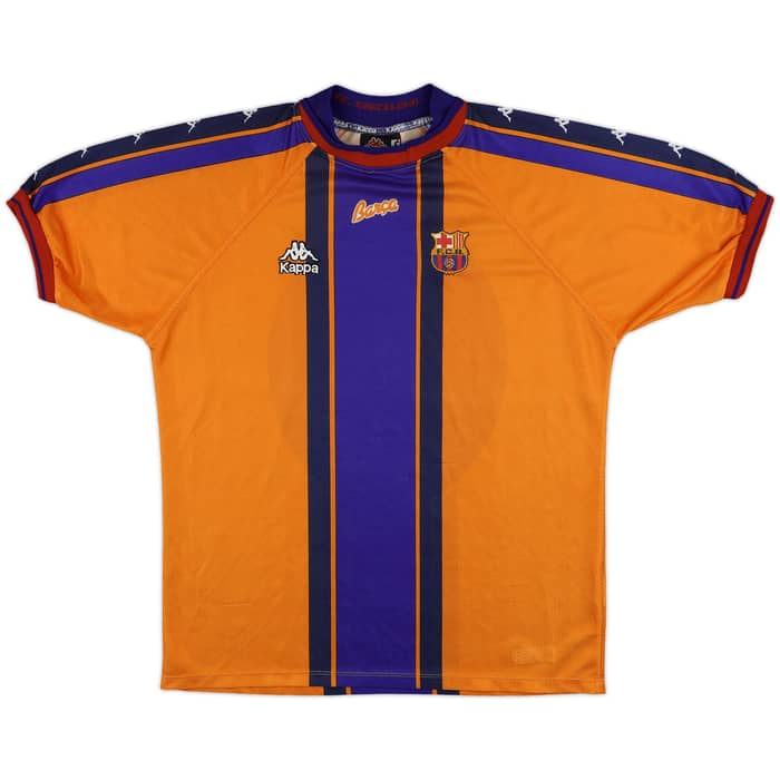 1997-98 Barcelona Away Shirt - 8/10 - (L)