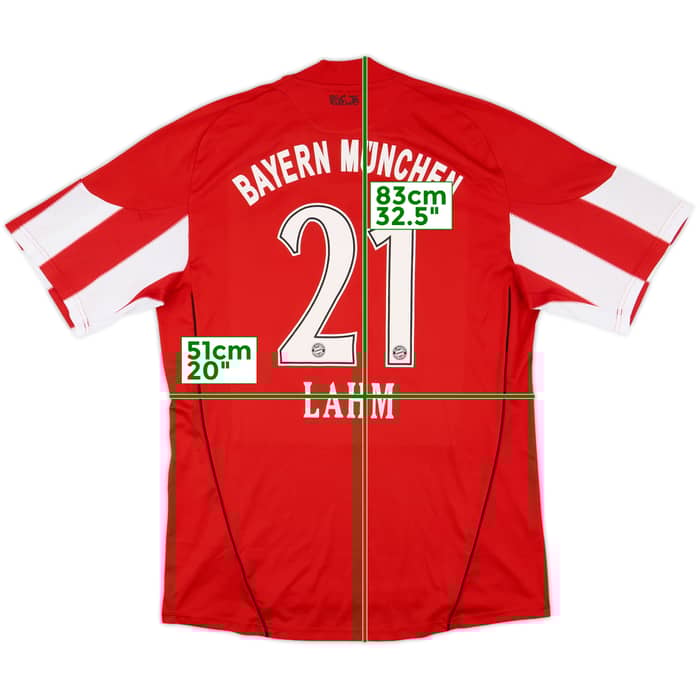 2010-11 Bayern Munich Home Shirt Lahm #21 - 5/10 - (L)