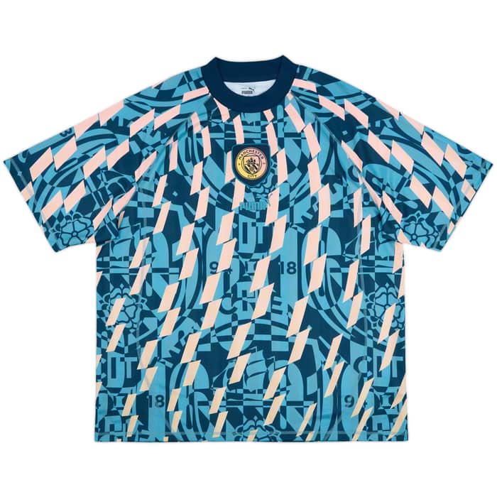 Manchester City Puma ftblSTATEMENT Definitely City T-Shirt - 10/10 - (XL)