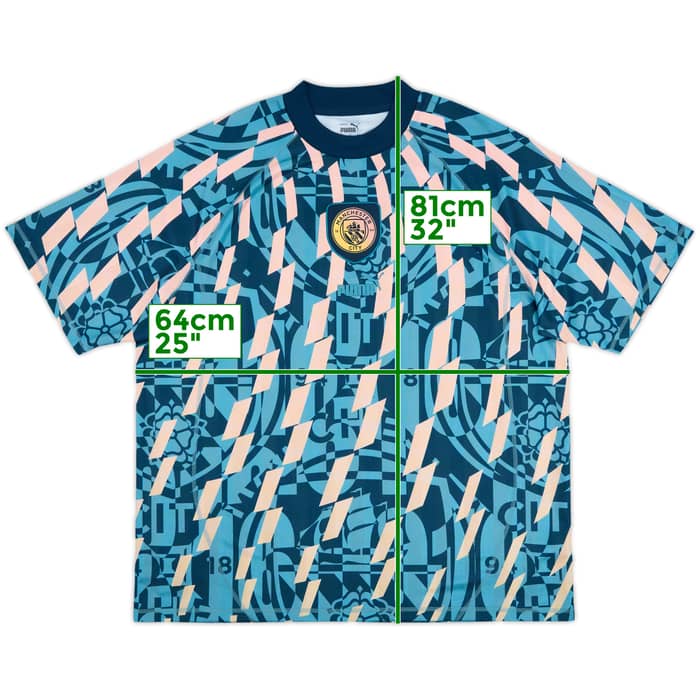 Manchester City Puma ftblSTATEMENT Definitely City T-Shirt - 10/10 - (XL)