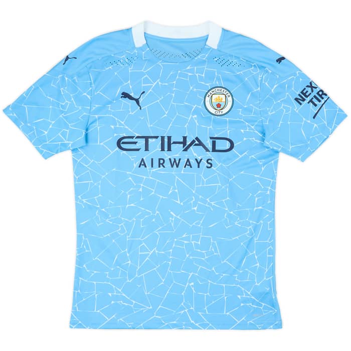 2020-21 Manchester City Authentic Home Shirt Gundogan #8 - 10/10 - (M)