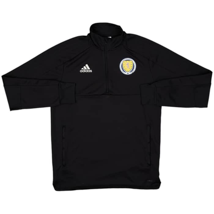 2017-18 Scotland adidas 1/4 Zip Drill Top - 6/10 - (M)