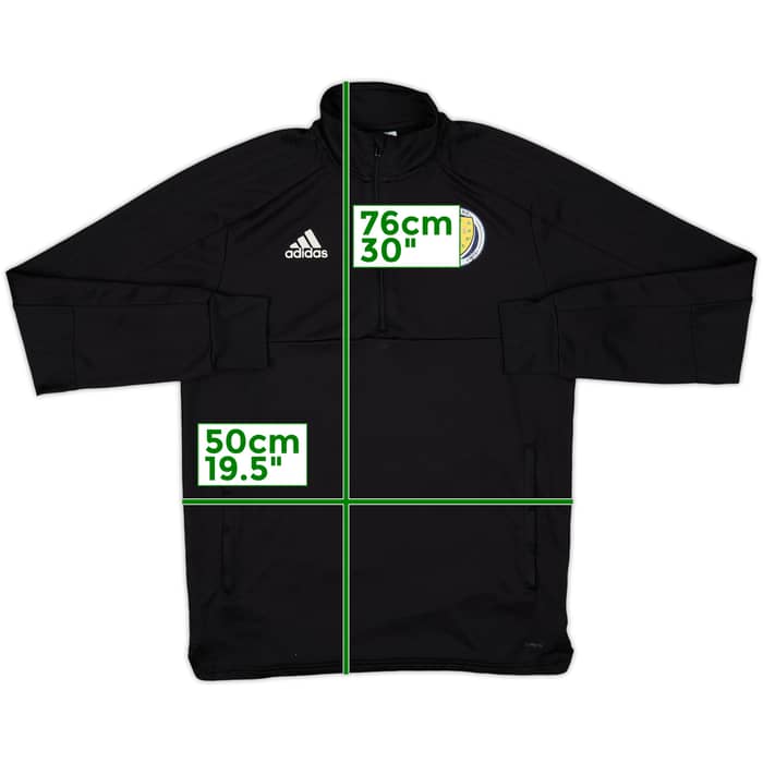 2017-18 Scotland adidas 1/4 Zip Drill Top - 6/10 - (M)