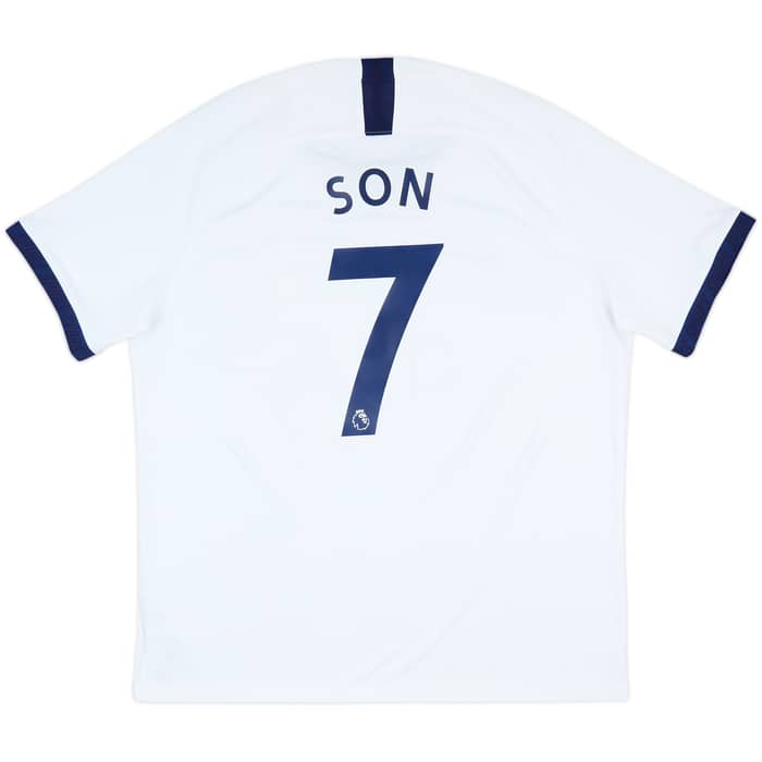 2019-20 Tottenham Home Shirt Son #7 - 9/10 - (XL)