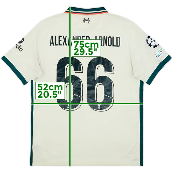 2021-22 Liverpool Away Shirt Alexander-Arnold #66 - 6/10 - (L)