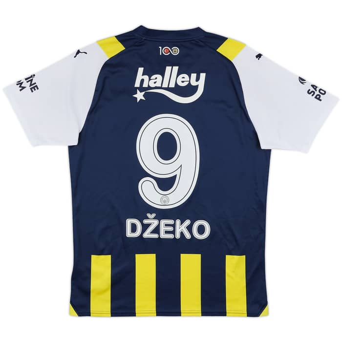 2023-24 Fenerbahce Home Shirt Dzeko #9 - 6/10 - (M)