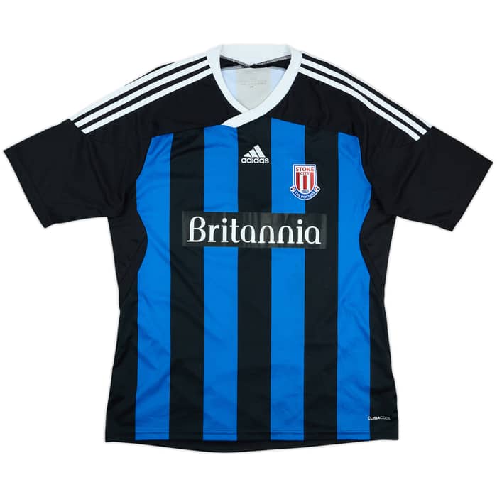 2011-12 Stoke City Away Shirt Crouch #25 - 9/10 - (L)