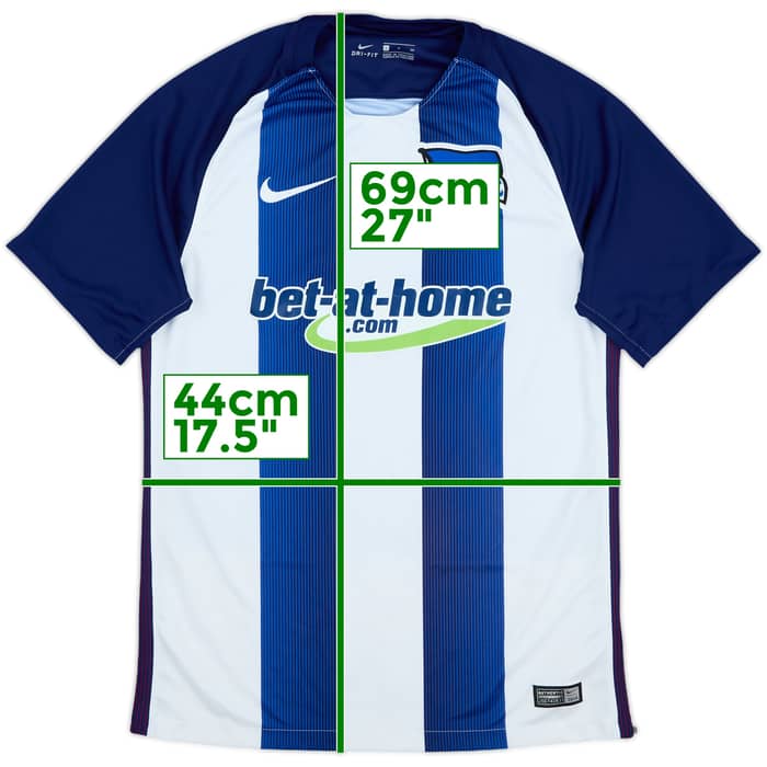 2016-17 Hertha Berlin Home Shirt - 9/10 - (S)