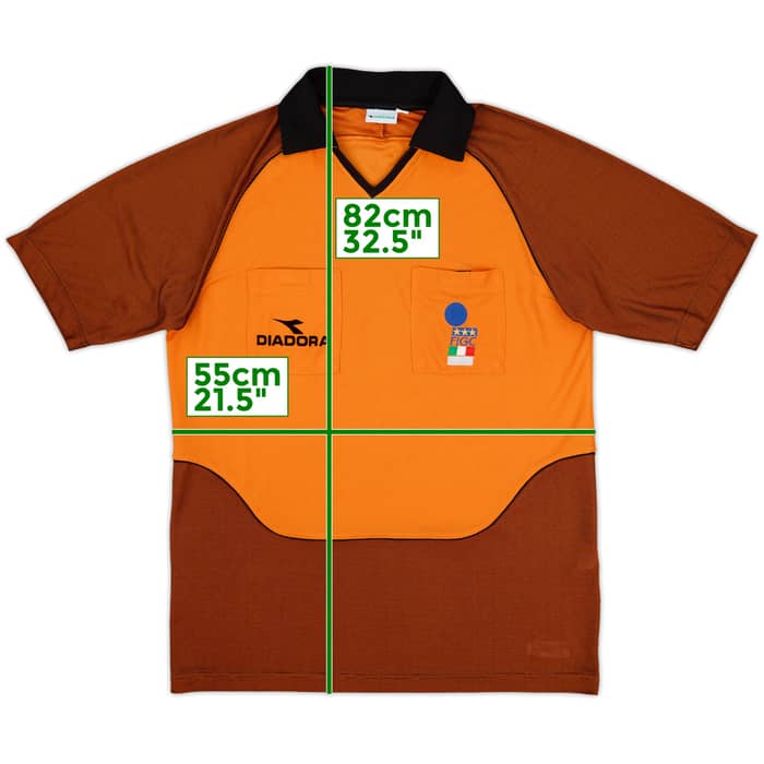 1999-00 Italy Diadora Referee Shirt - 9/10 - (XL)