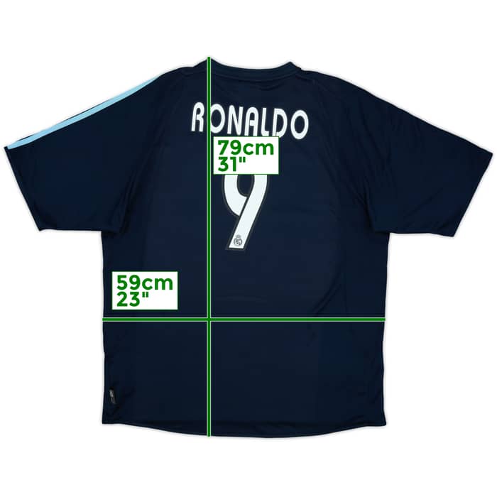 2003-04 Real Madrid Away Shirt Ronaldo #9 - 5/10 - (XL)