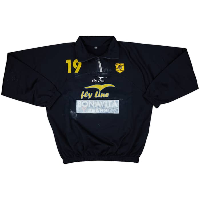 2011-12 Juve Stabia Fly Line Player Issue 1/4 Zip Drill Top #19 - 4/10 - (XL)