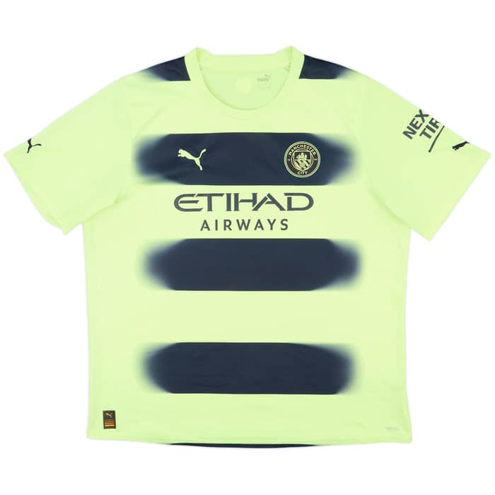 2022-23 Manchester City Third Shirt Haaland #9 - 9/10 - (XXL)