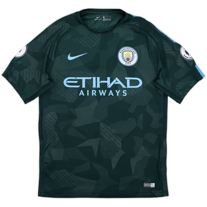 2017-18 Manchester City Third Shirt Kun Aguero #10 - 9/10 - (S)