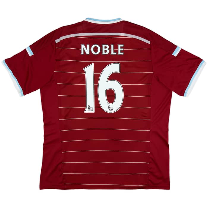 2014-15 West Ham Home Shirt Noble #16 - 8/10 - (XXL)