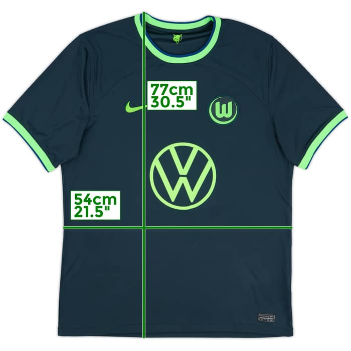 2022-23 Wolfsburg Away Shirt - 8/10 - (L)