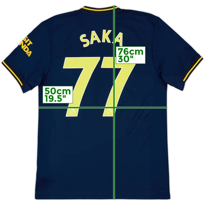 2019-20 Arsenal Third Shirt Saka #77 - 10/10 - (M)