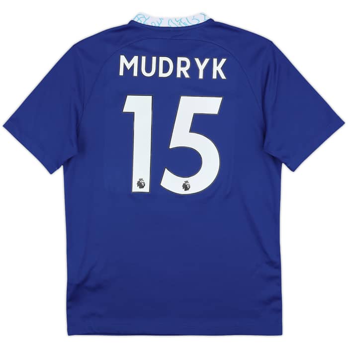 2022-23 Chelsea Home Shirt Mudryk #15 - 9/10 - (M)