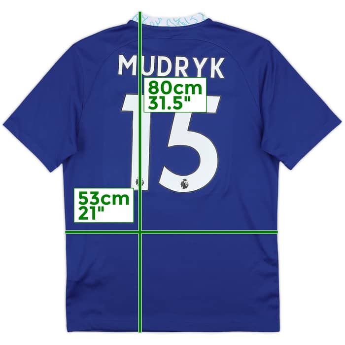 2022-23 Chelsea Home Shirt Mudryk #15 - 9/10 - (M)