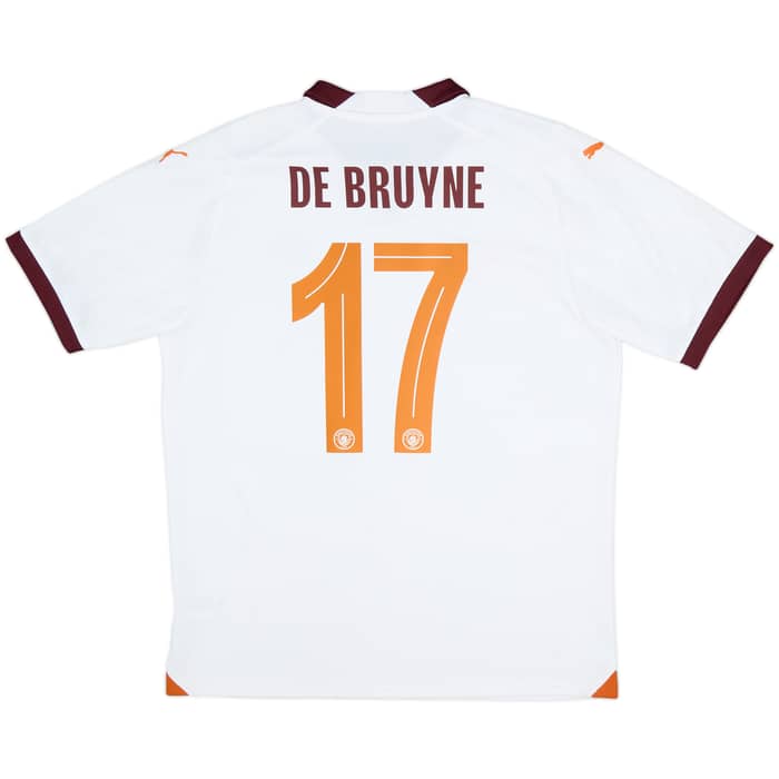 2023-24 Manchester City Away Shirt De Bruyne #17 - 8/10 - (L)