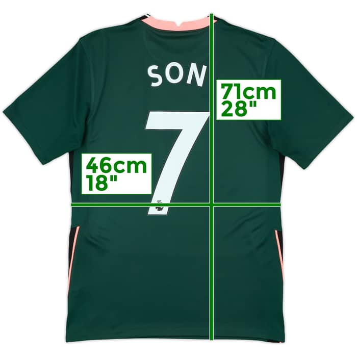 2020-21 Tottenham Away Shirt Son #7 - 8/10 - (S)