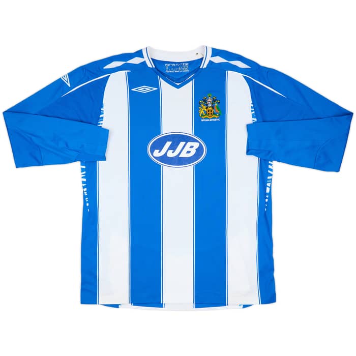2007-08 Wigan Home L/S Shirt Valencia #16 - 6/10 - (XL)