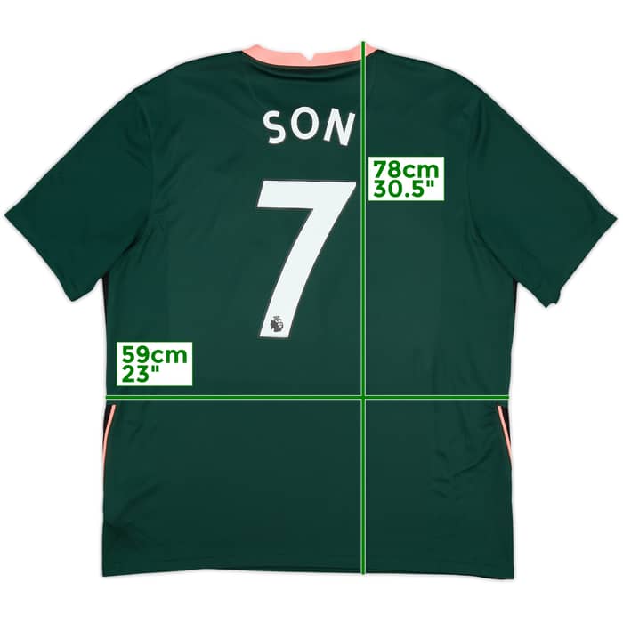 2020-21 Tottenham Away Shirt Son #7 - 10/10 - (XL)