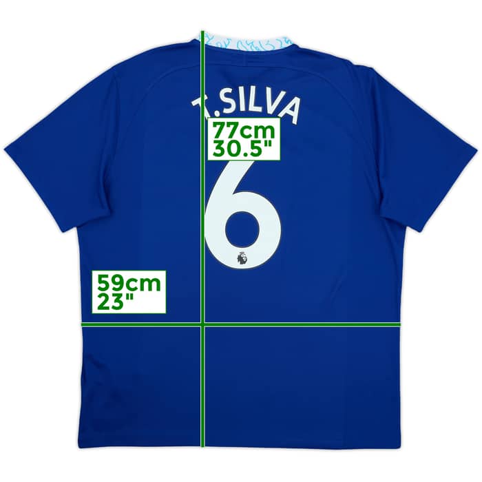 2022-23 Chelsea Home Shirt T.Silva #6 - 9/10 - (XL)
