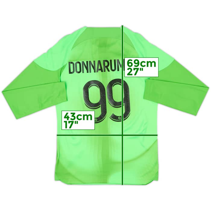 2022-23 Paris Saint-Germain GK Shirt Donnarumma #99 - 9/10 - (S)