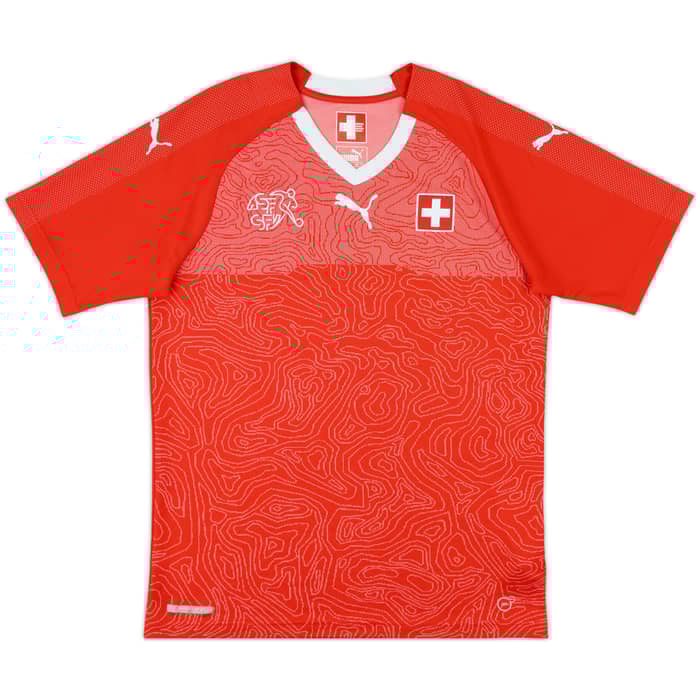 2018-20 Switzerland Home Shirt - 8/10 - (M)