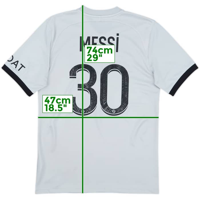 2022-23 Paris Saint-Germain Away Shirt Messi #30 - 8/10 - (S)