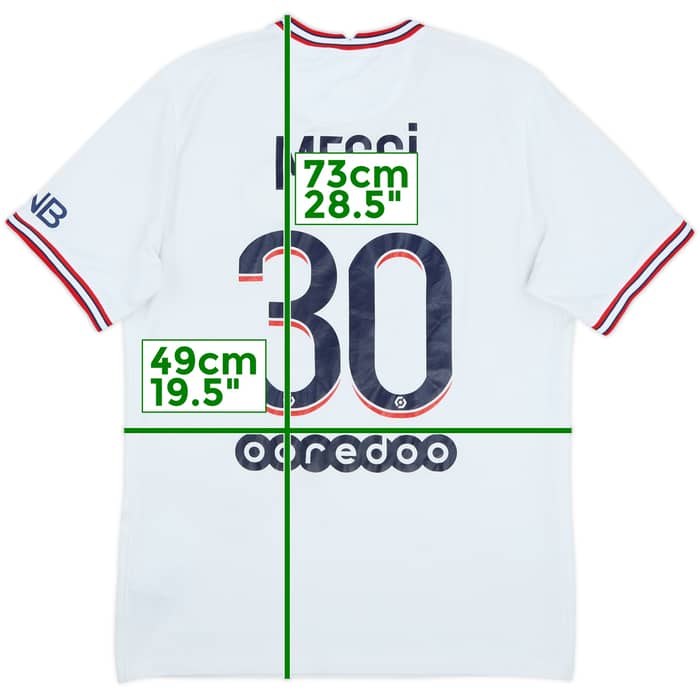 2021-22 Paris Saint-Germain Fourth Shirt Messi #30 - 6/10 - (M)