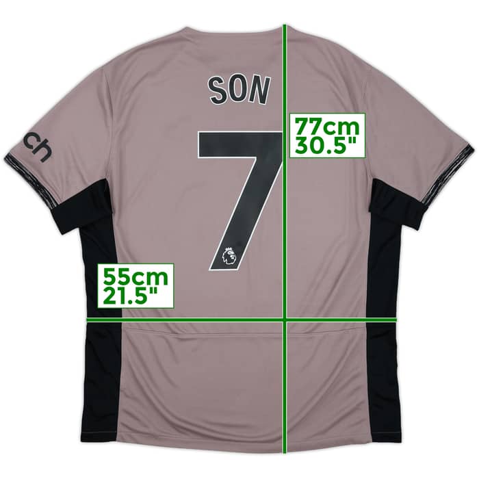 2023-24 Tottenham Third Shirt Son #7 - 8/10 - (XL)