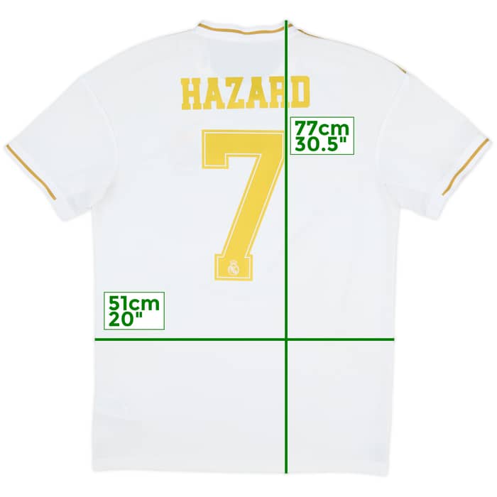 2019-20 Real Madrid Home Shirt Hazard #7 - 7/10 - (M)