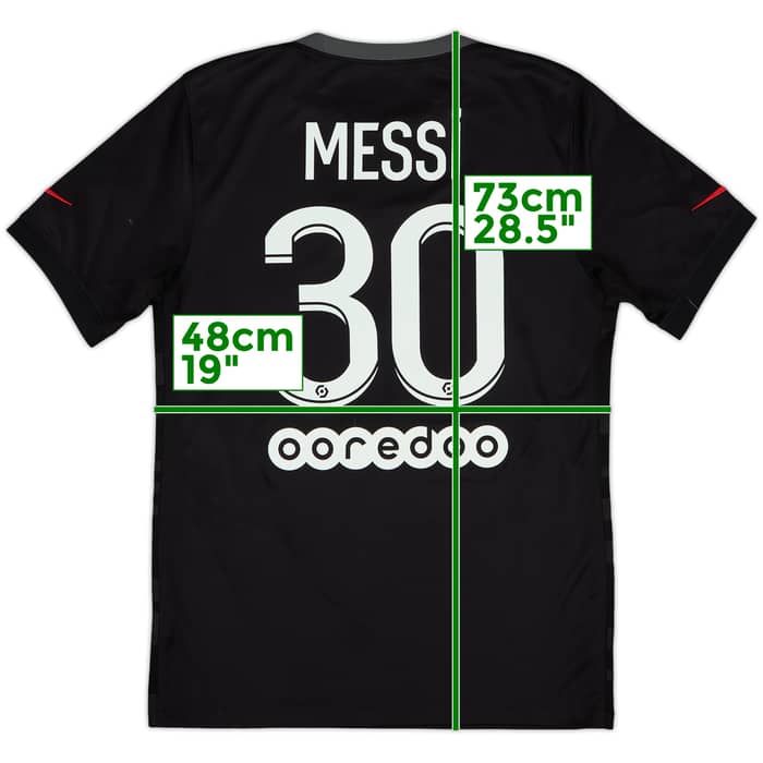 2021-22 Paris Saint-Germain Third Shirt Messi #30 - 10/10 - (S)