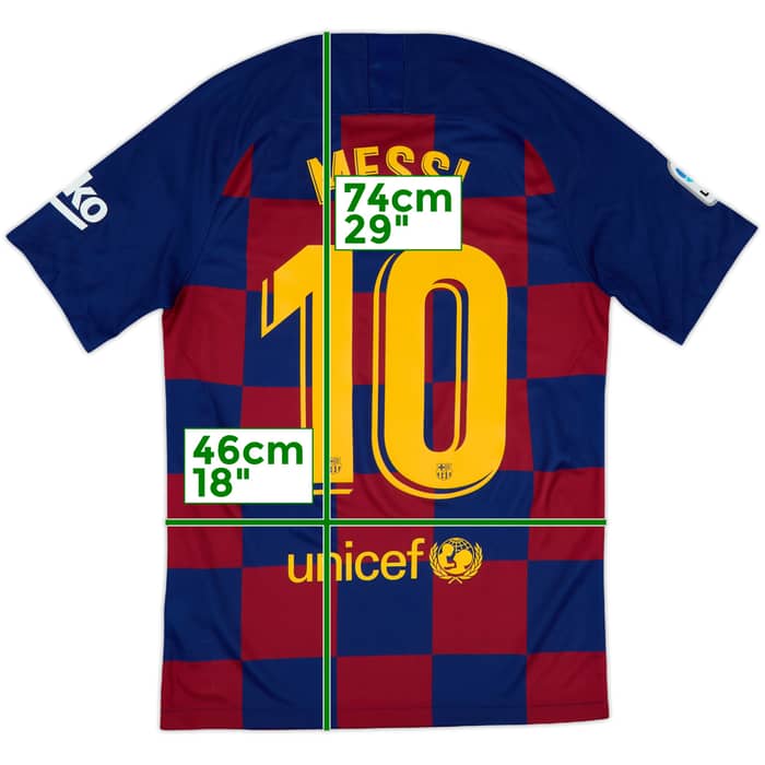 2019-20 Barcelona Home Shirt Messi #10 - 10/10 - (S)