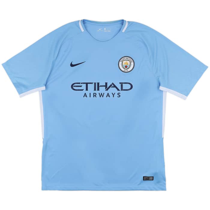 2017-18 Manchester City Home Shirt Kun Aguero #10 - 10/10 - (XL)