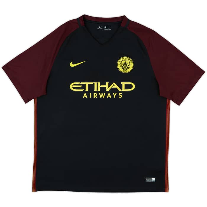 2016-17 Manchester City Away Shirt Toure Yaya #42 - 9/10 - (XL)