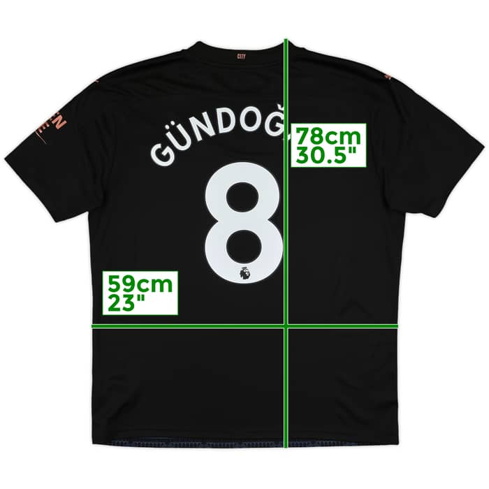 2020-21 Manchester City Away Shirt Gundogan #8 - 10/10 - (XL)
