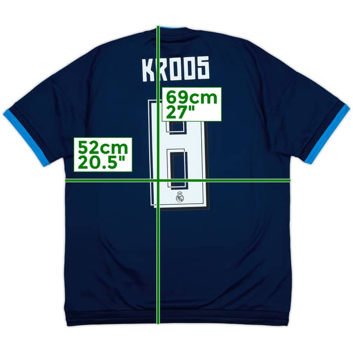 2015-16 Real Madrid Third Shirt Kroos #8 - 8/10 - (M)