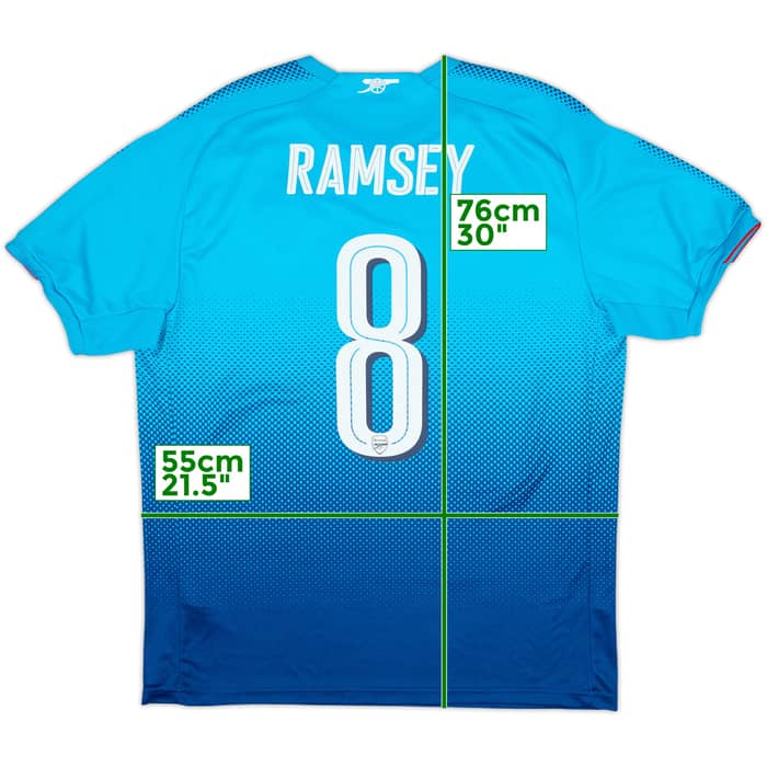 2017-18 Arsenal Away Shirt Ramsey #8 - 6/10 - (L)
