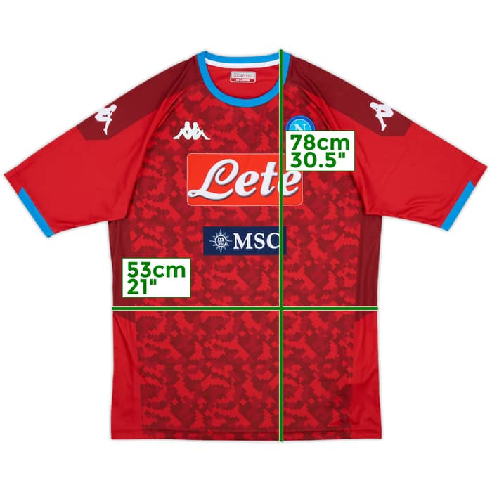 2019-20 Napoli GK S/S Shirt - 10/10 - (XXL)