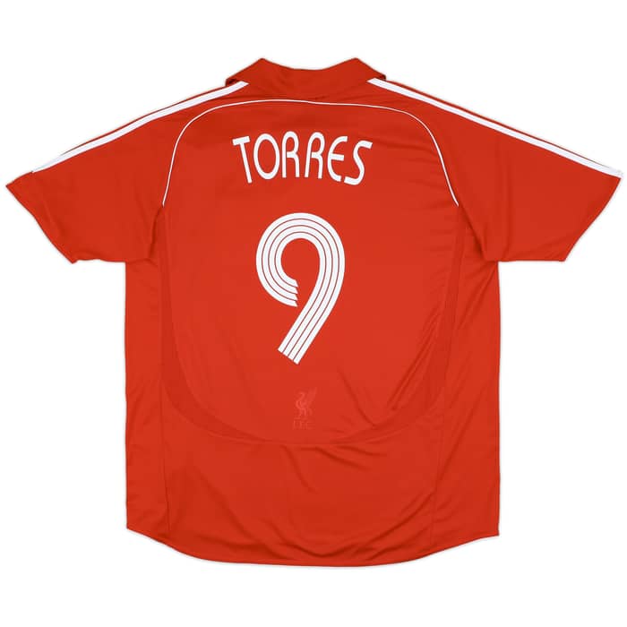 2006-08 Liverpool Home Shirt Torres #9 - 6/10 - (XL)
